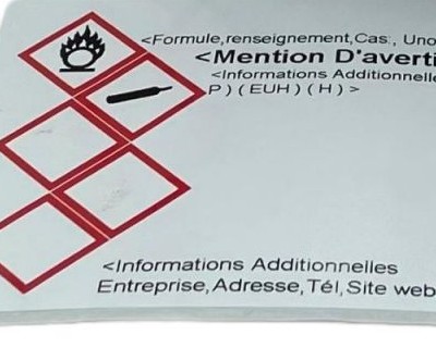 Les rouleaux d'étiquettes préimprimées